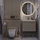 Velvex Тумба с раковиной Alba 700-0-1 подвесная тирамису – фотография-42